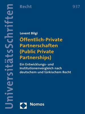cover image of Öffentlich-Private Partnerschaften (Public Private Partnerships)